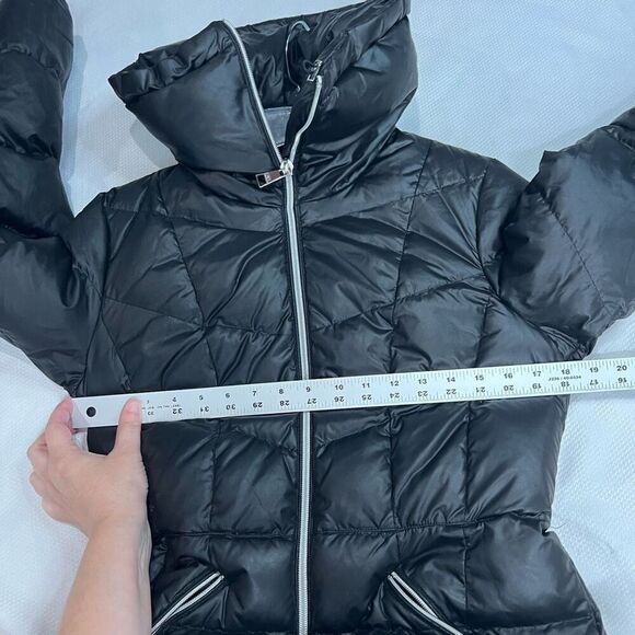 Karl Lagerfeld Paris Women's Lightweight‎ Packable Black Puffer Down Jacket Sz S - Picture 7 of 10